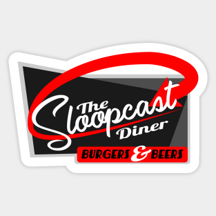 SloopCast Diner Sticker